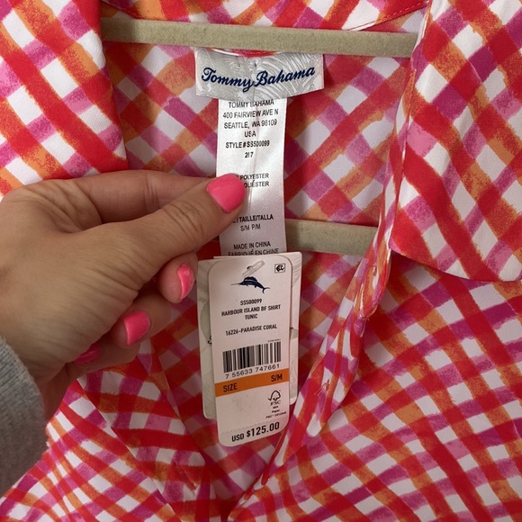 Tommy Bahama UPF 50 tunic NWT - Picture 2 of 6